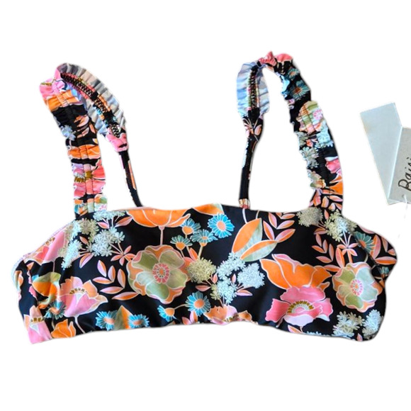 Raisins Garden District Floral Bikini Top Size Large - Picture 2 of 6